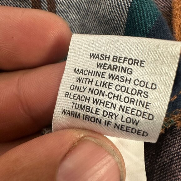 Sonoma XXL Plaid Button-Down Shirt For Men 100% Cotton Made In India - Picture 5 of 5